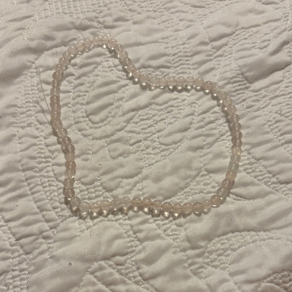 Pink rose quartz Beads